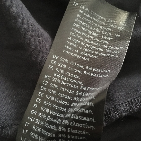 OSKA Blue Cotton Lagenlook Asymmetric Midi Diagonal Seamed Dress 1 - Picture 6 of 7